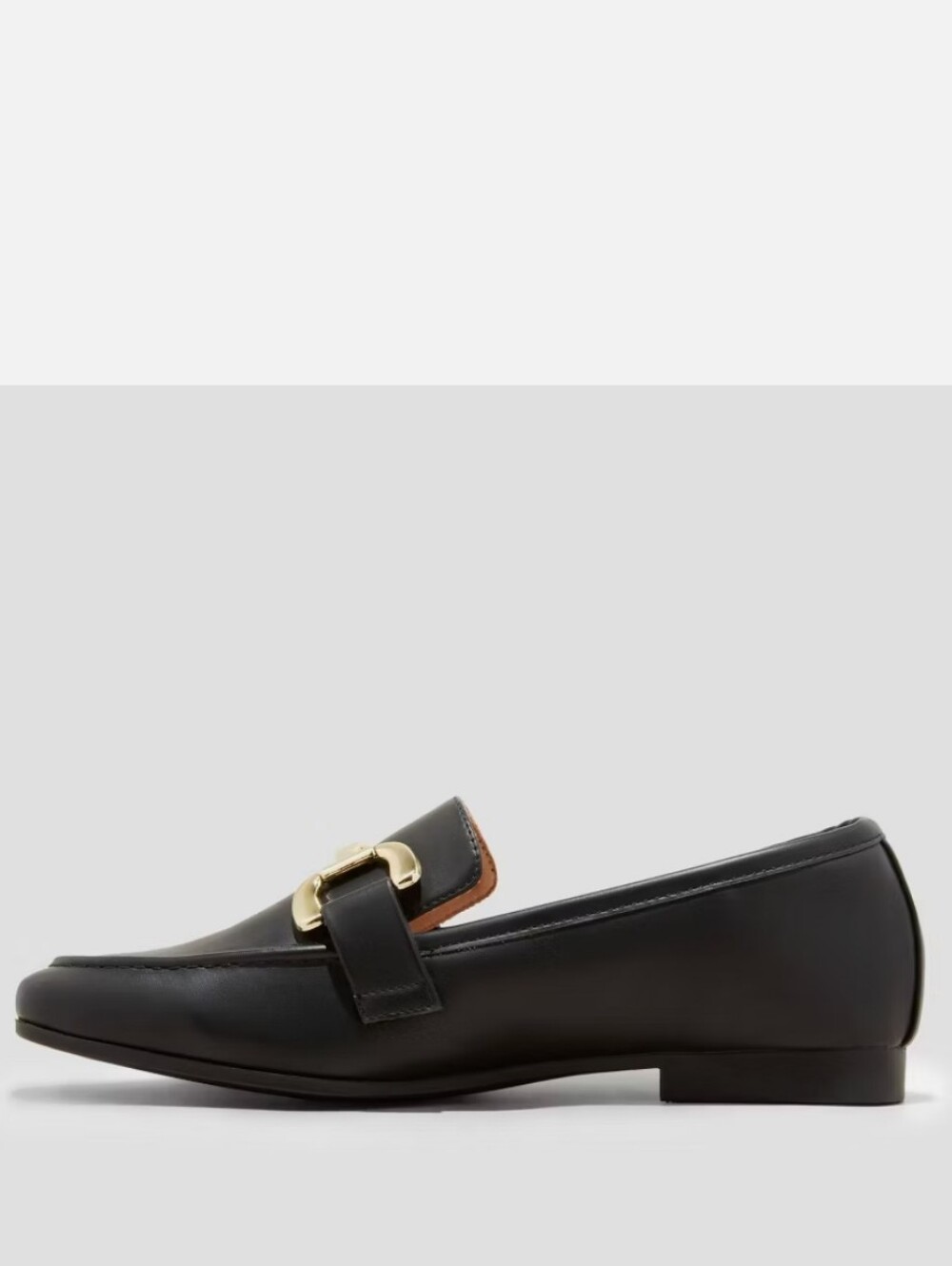New w/Tags A New Day Carolyn Vegan Leather Slip-On Flat Loafers w/Horsebit Detai - Picture 2 of 5